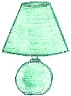 зеленая лампа