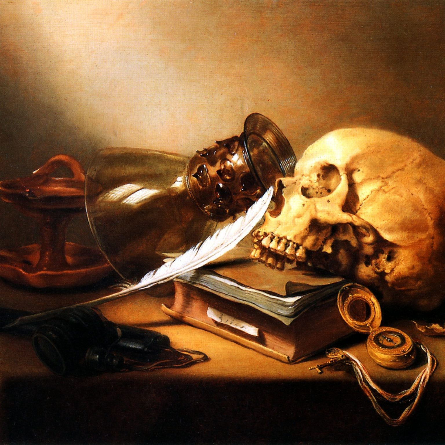 Владимир Смирнов - В какой-то странной... (Питер Клас - Натюрморт с черепом, 1596-1660 гг)